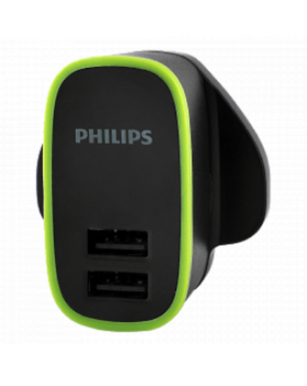Picture of Philips Dual Port Wall Charger (DLP2503)