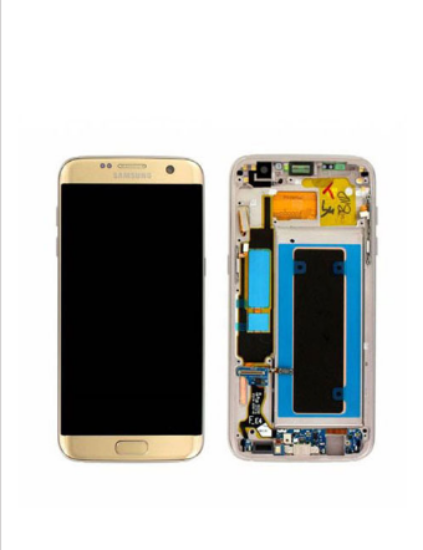 Picture of S7 EDGE G935 LCD GOLD(GH97-18533C)